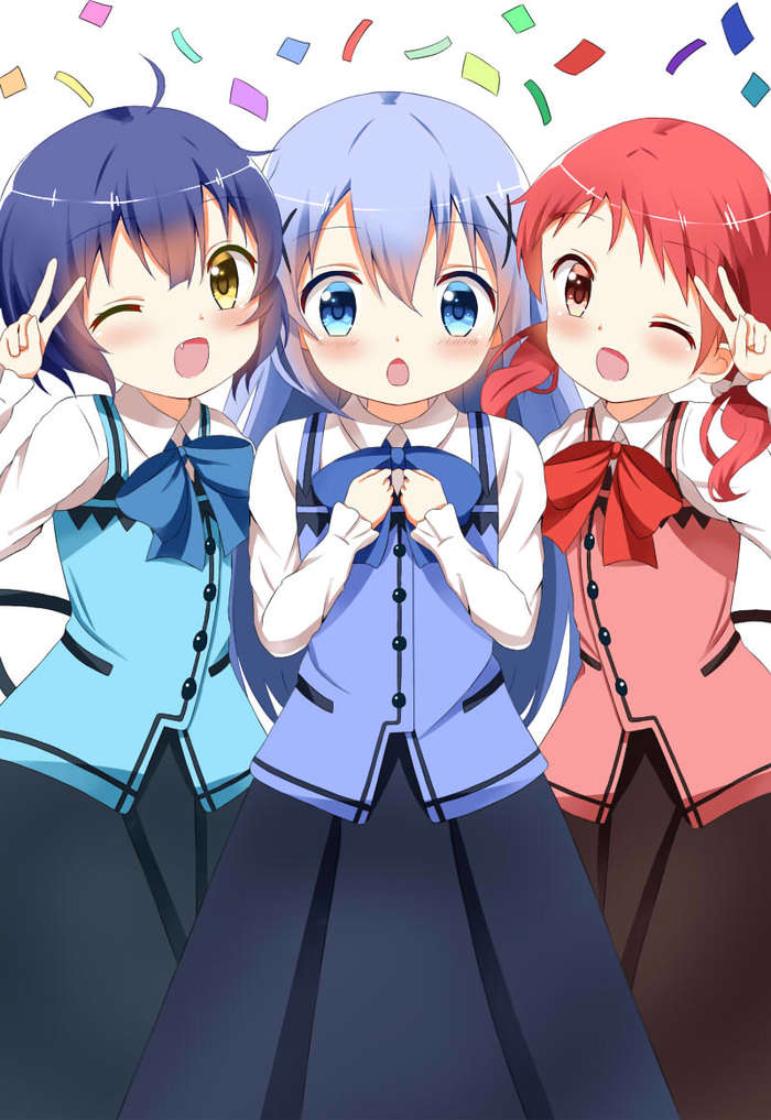 Happy Birthday Chino~插画图片壁纸