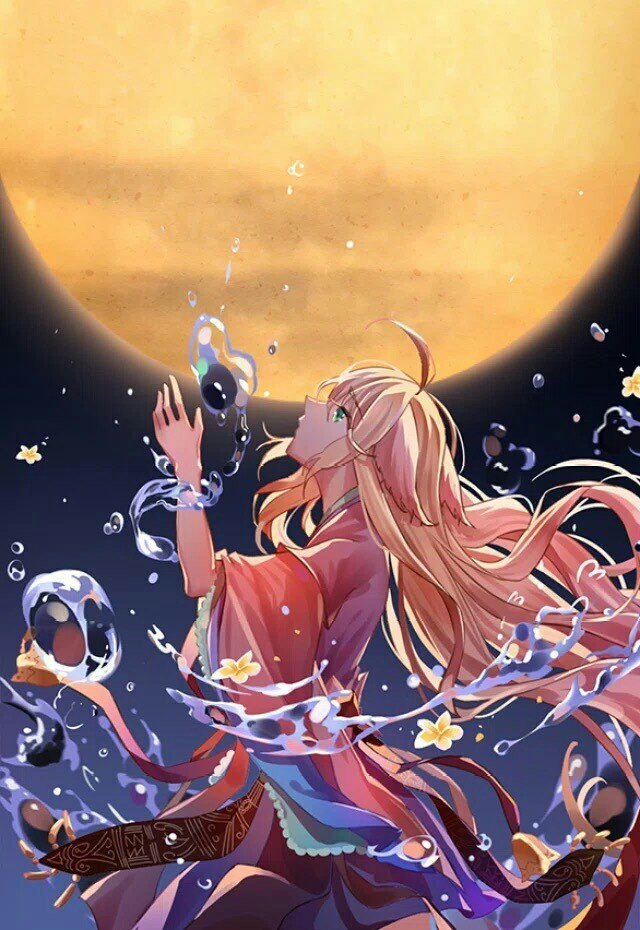 涂山红红插画图片壁纸