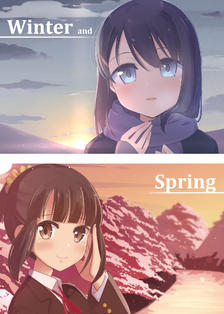 Winter and Spring插画图片壁纸