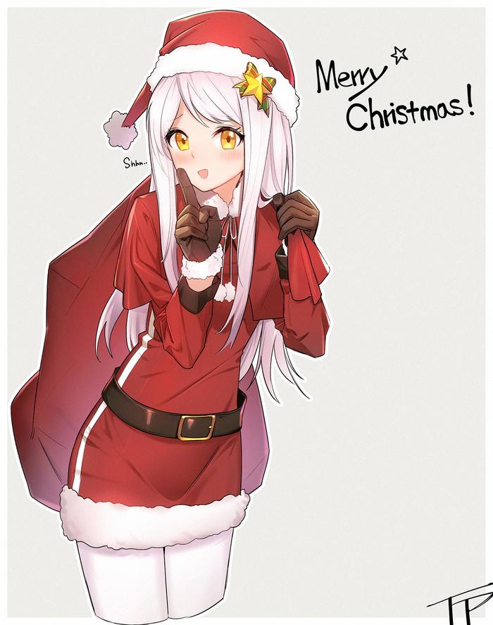 Merry Christmas :)插画图片壁纸