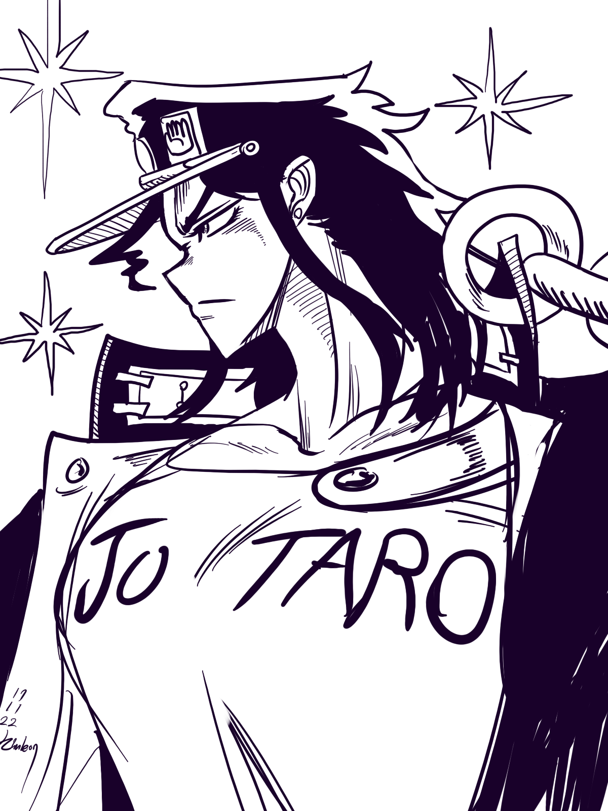 Jotaro ts插画图片壁纸