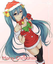 Merry Christmas插画图片壁纸