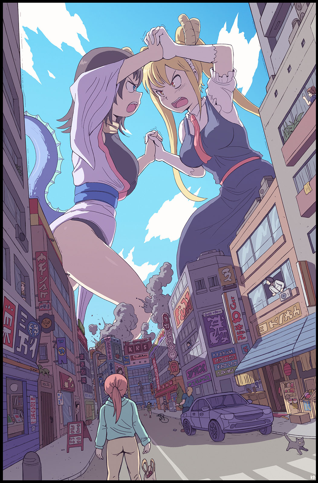 Dragon brawl-巨大娘破坏
