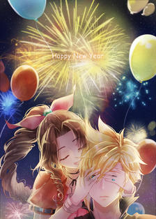 Happy New Year插画图片壁纸