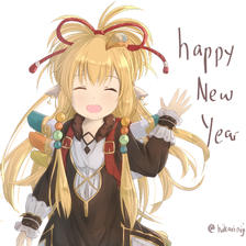 Happy New Year~插画图片壁纸