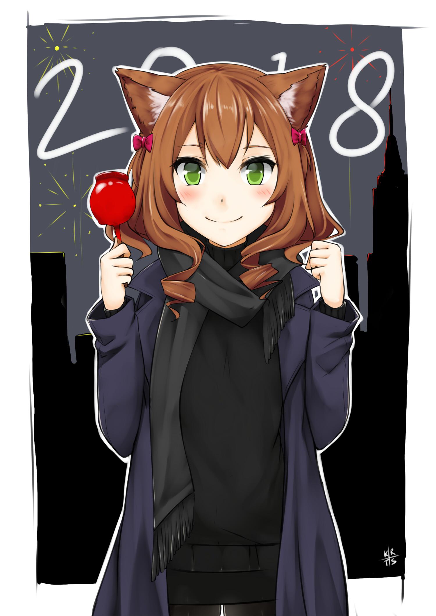 Happy 2018插画图片壁纸