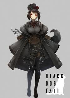 黒戌娘插画图片壁纸