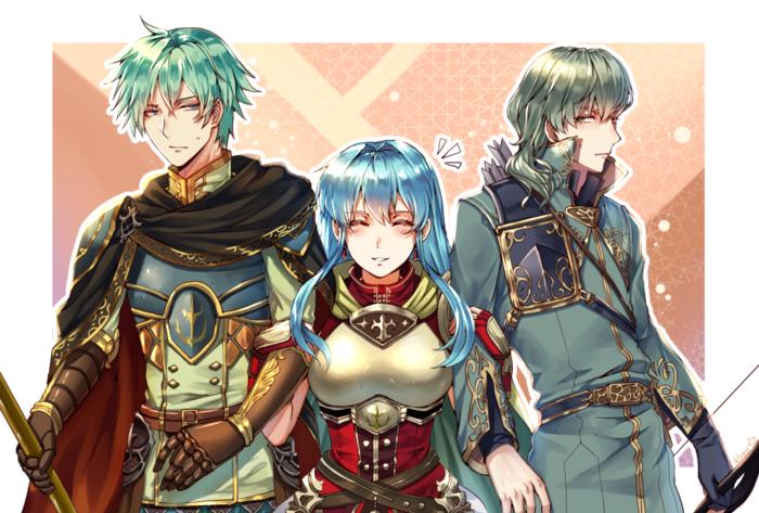 Ephraim Eirika & Innes插画图片壁纸