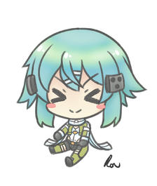 Shinon (>w<) sit ver插画图片壁纸