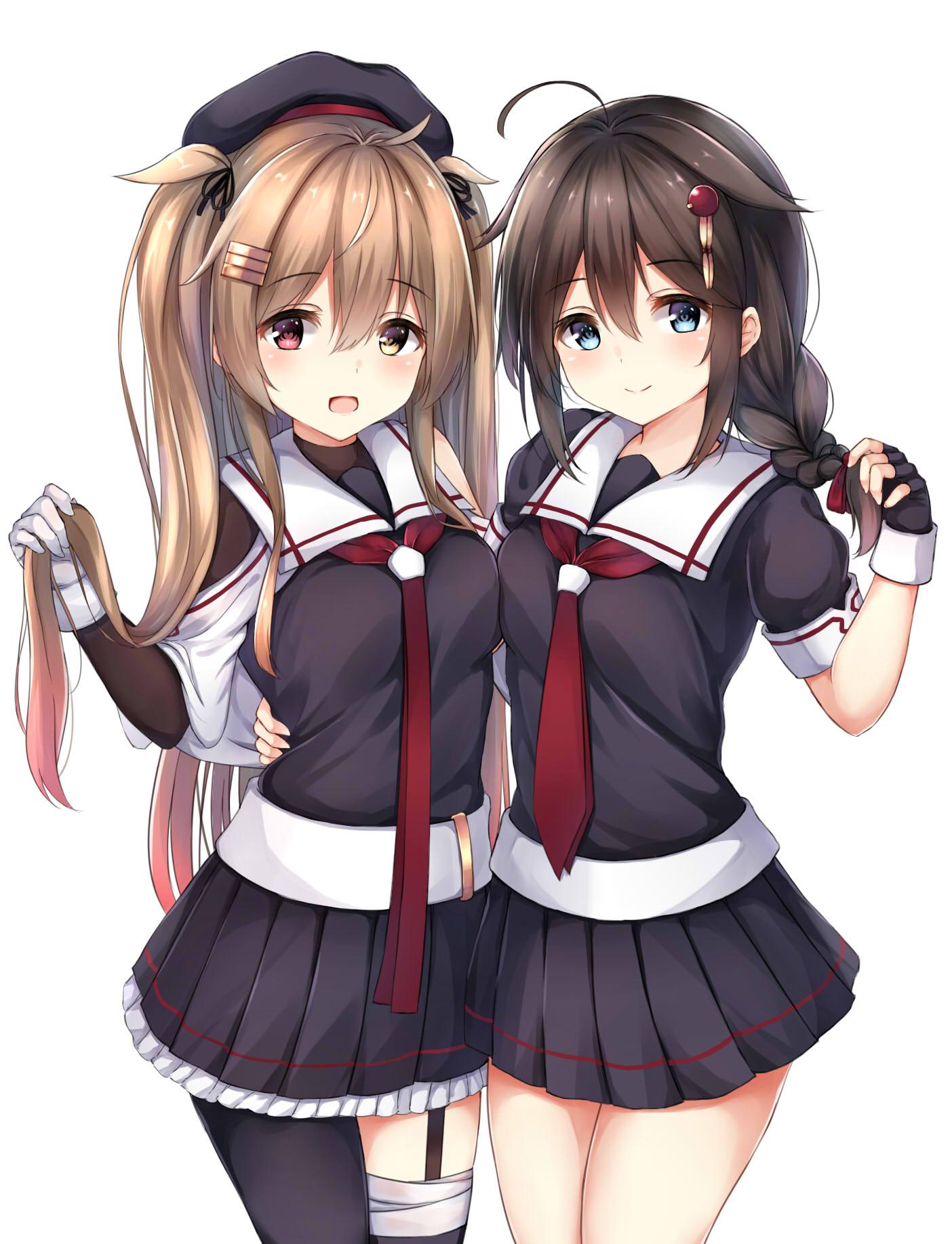 村雨时雨舰队collection竖图