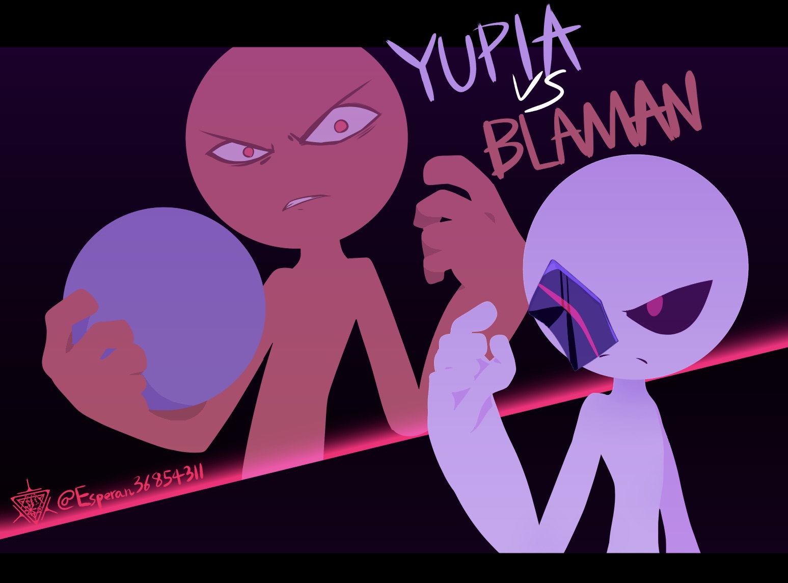 Yupia vs Blaman插画图片壁纸