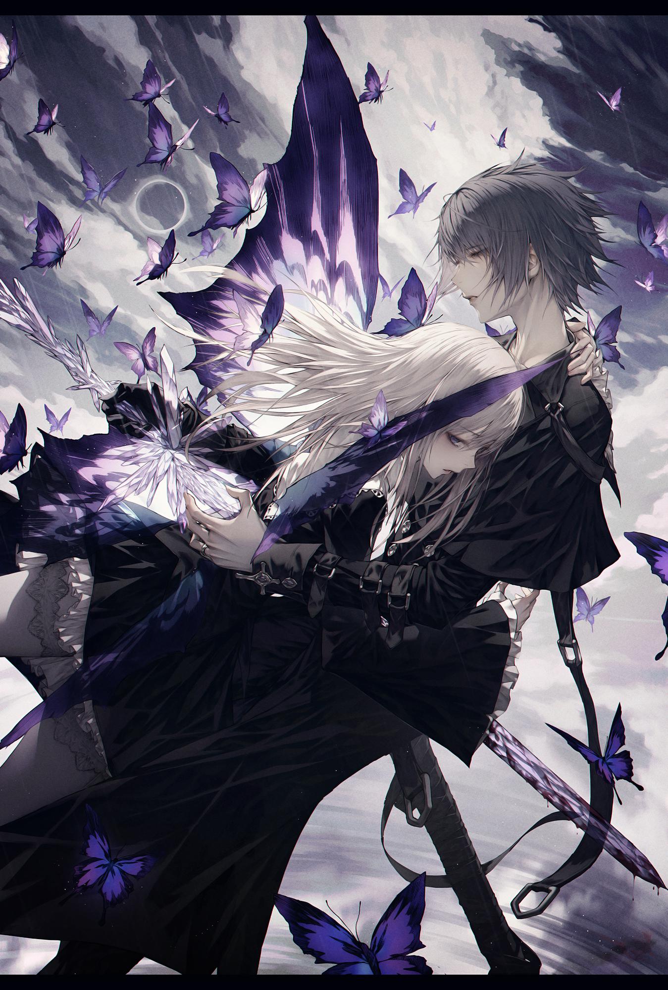 白夜插画图片壁纸