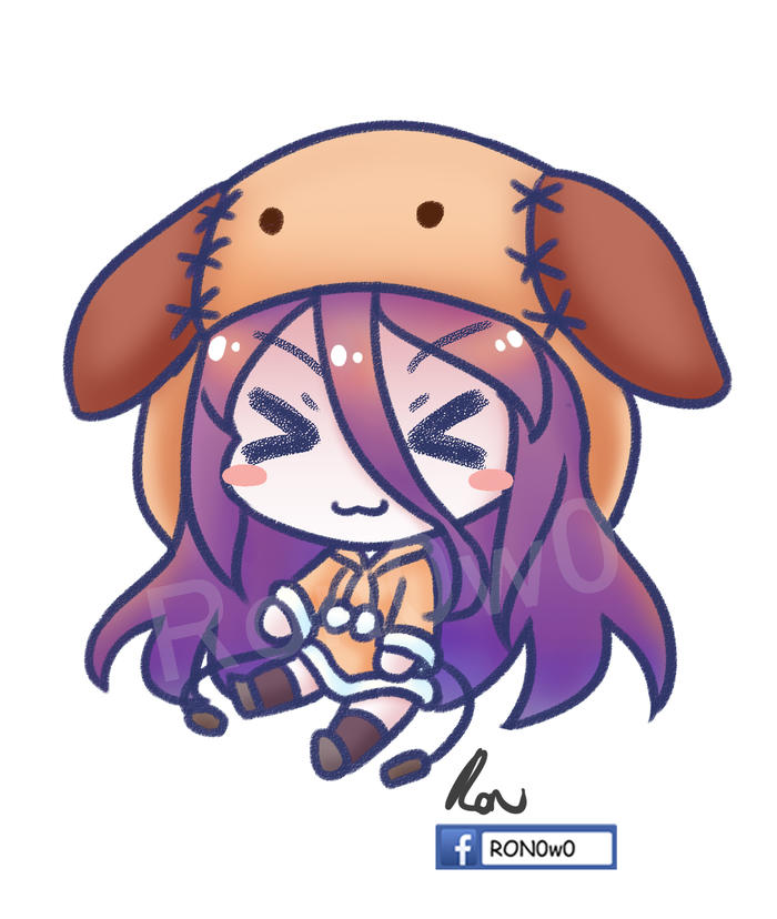 Shuvi(>w<) Sit Ver插画图片壁纸