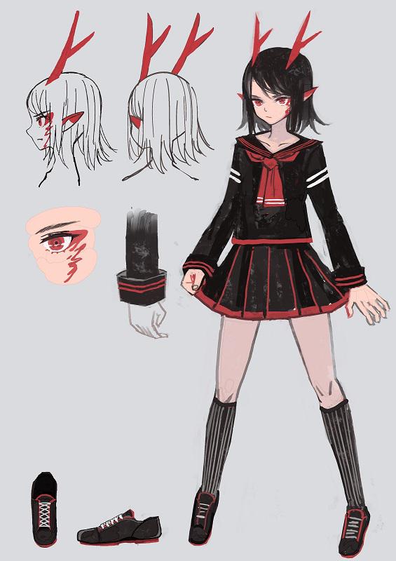 鬼角水手原创竖图