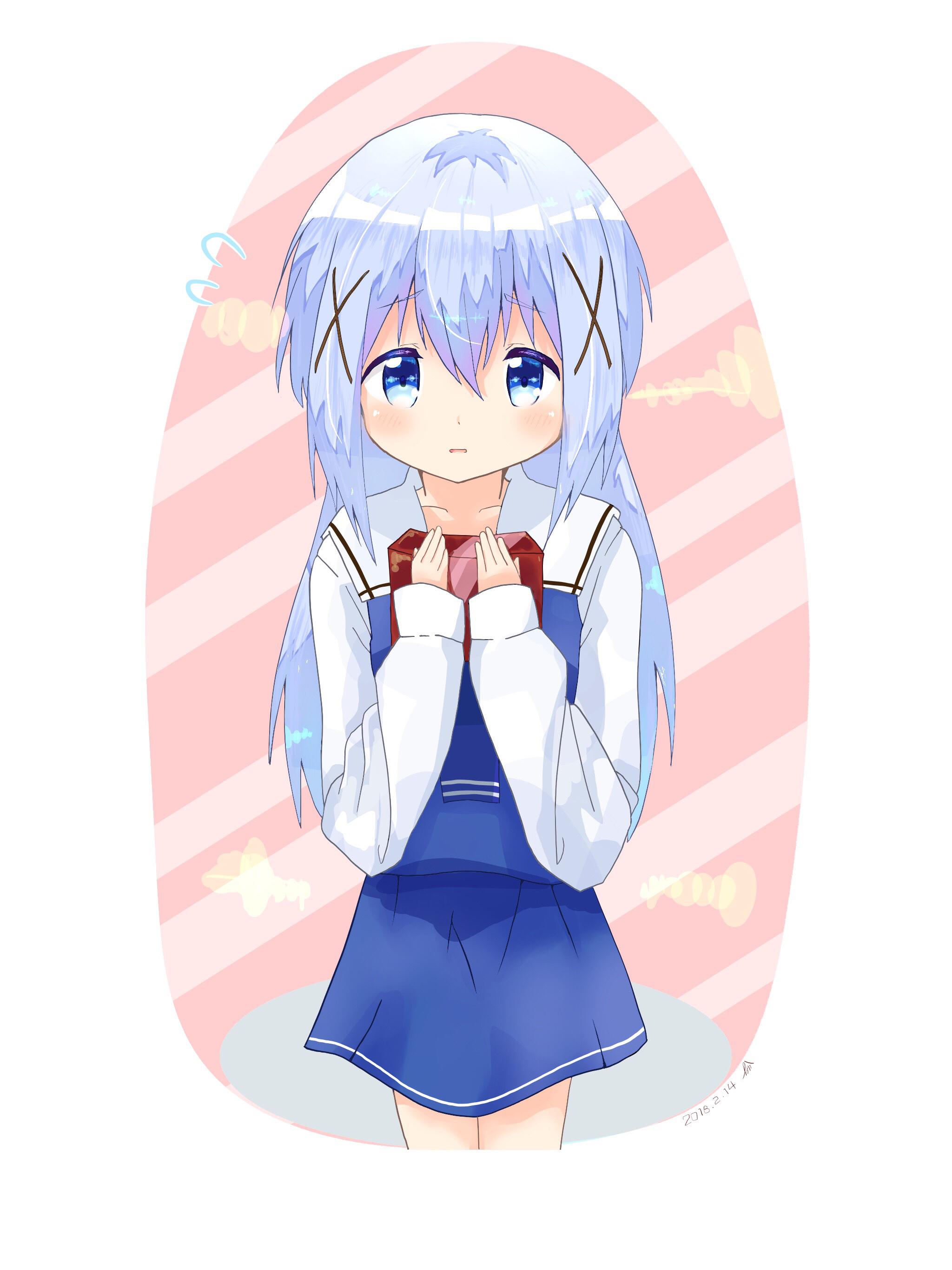 想送也会紧张的小笃插画图片壁纸