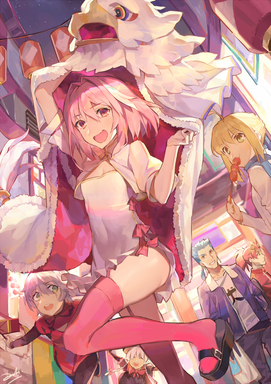 happy new year 2018 来♂福插画图片壁纸