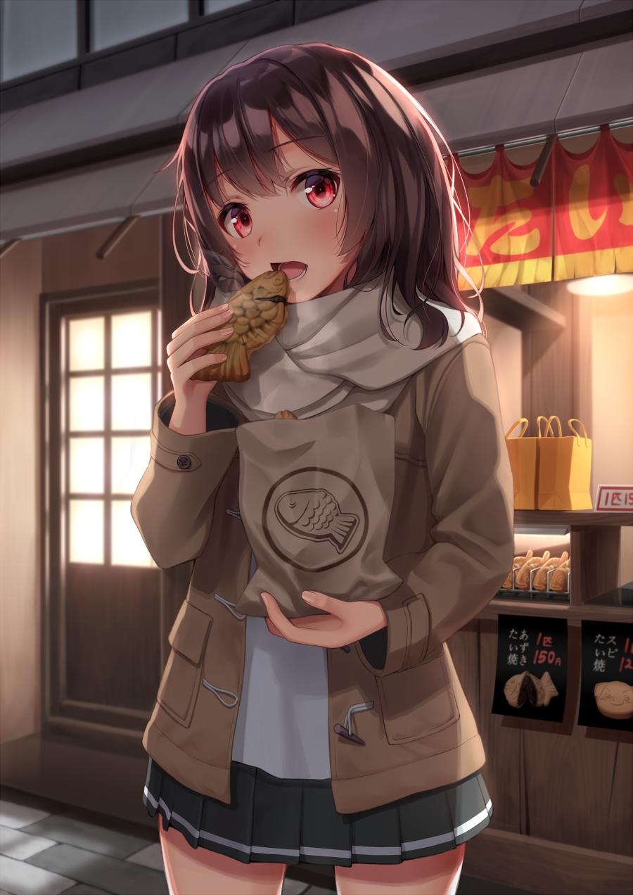 暖烘烘的烤插画图片壁纸