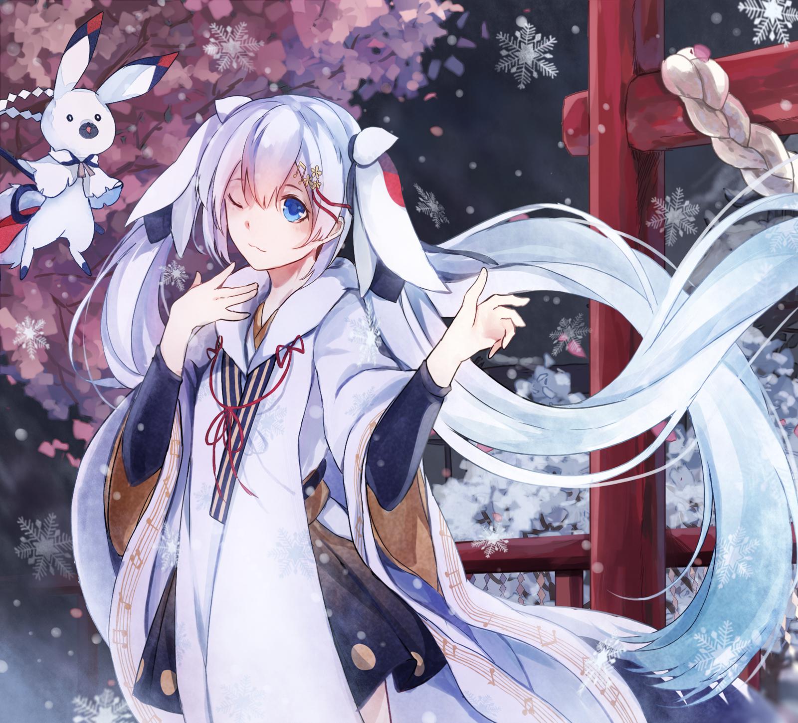 雪插画图片壁纸