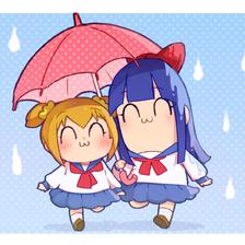 愛♡愛♡傘♡插画图片壁纸