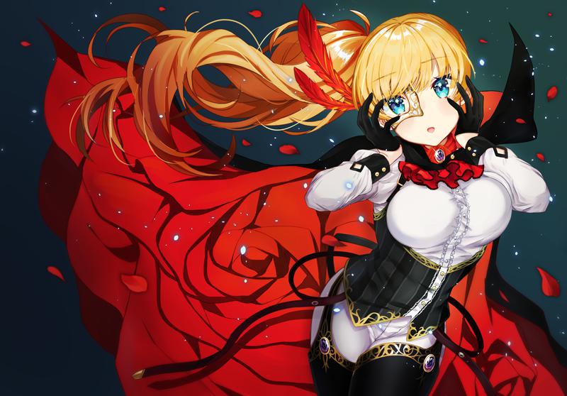 歌剧院的少女插画图片壁纸