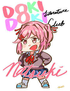 DDLC　Natsuki插画图片壁纸