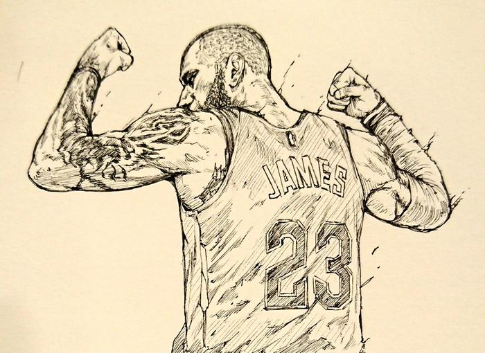 LeBron James插画图片壁纸