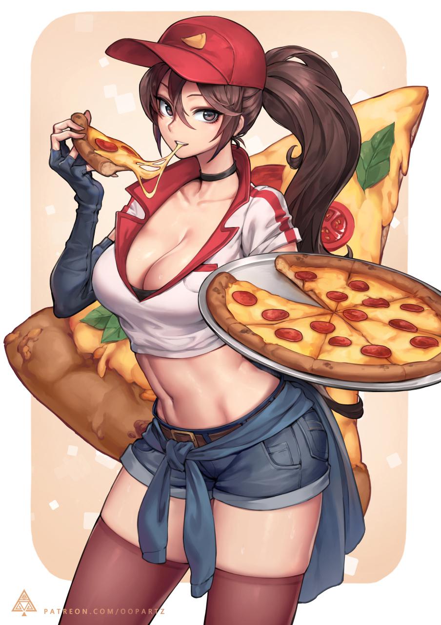 Pizza Delivery Sivir插画图片壁纸