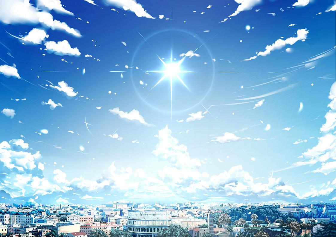 罗马(白昼)-动漫天空横图-触站