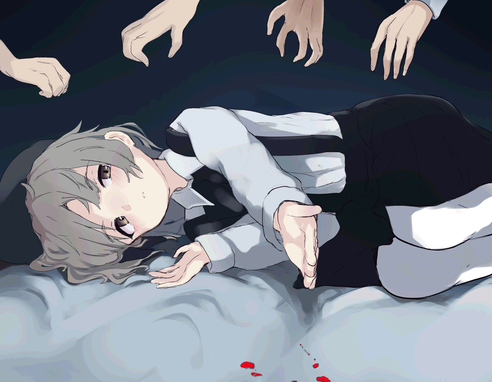 鸠羽伦 白丝 不穏 鬱くしい Vtuber1000users入り 画师通