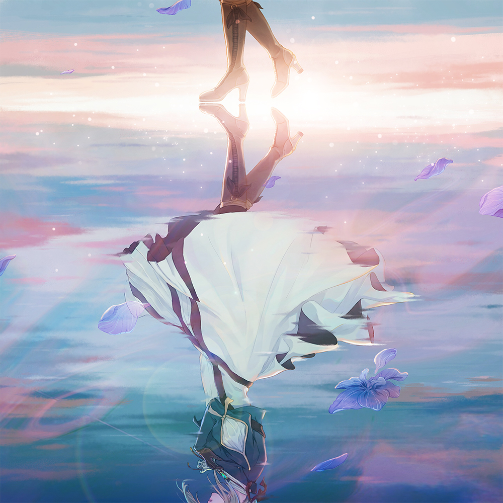 violet插画图片壁纸