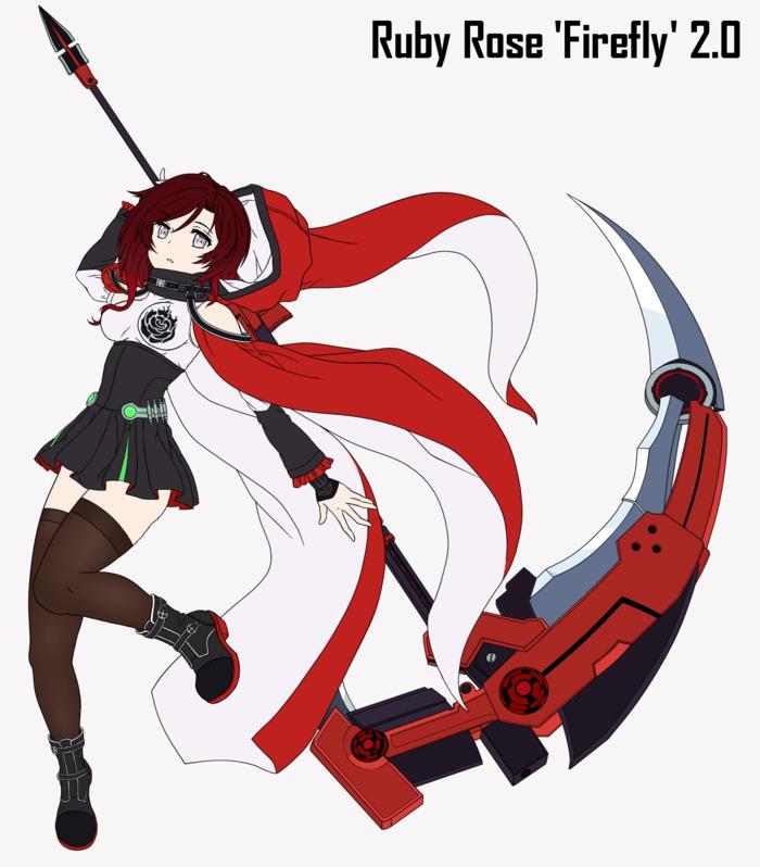 Ruby Rose 'Firefly' Outfit V.2.0插画图片壁纸