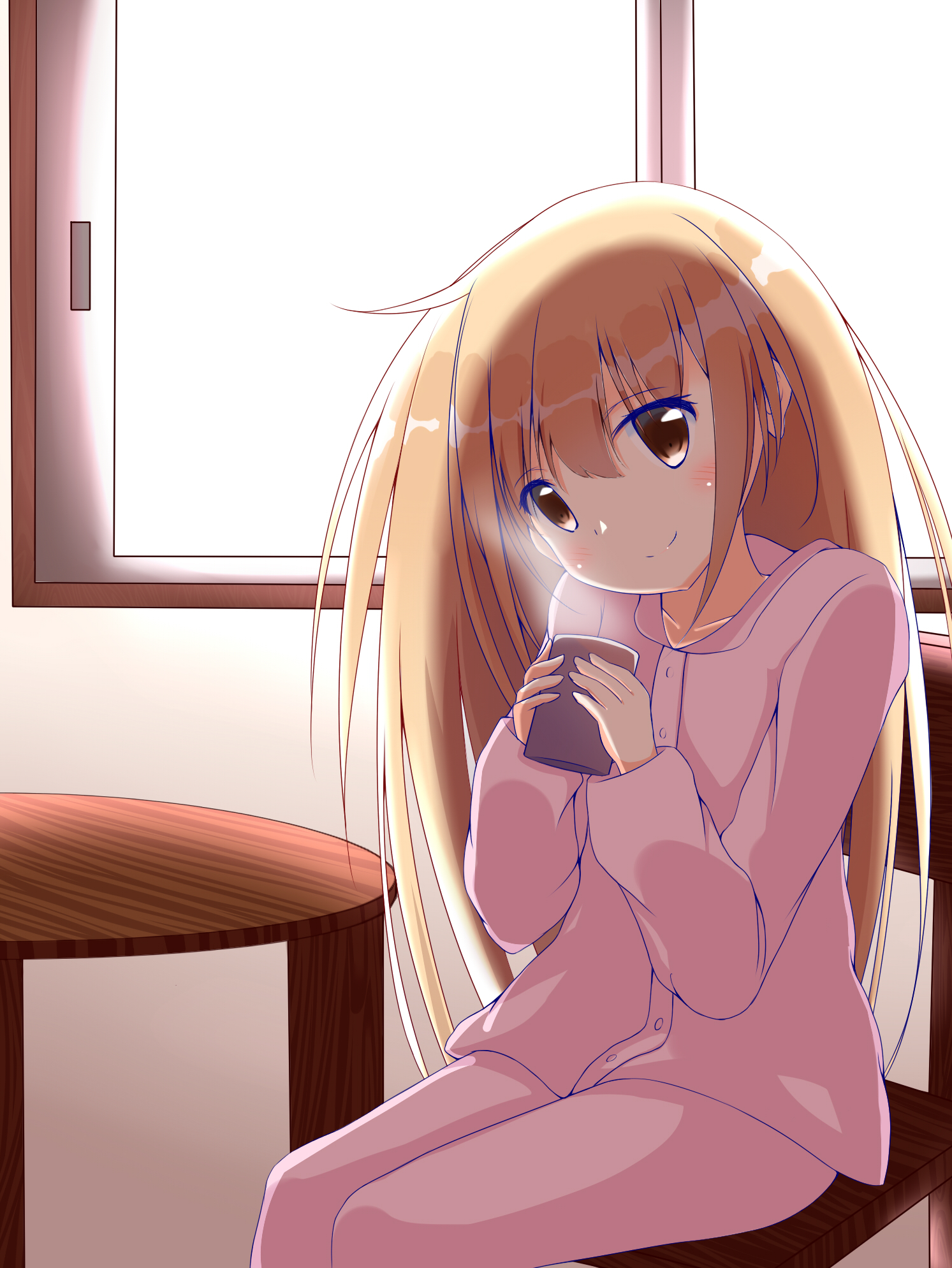 早晨的杏插画图片壁纸