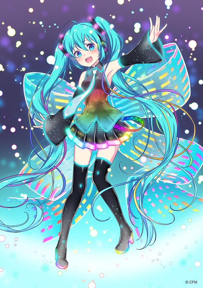 10th Anniversary miku插画图片壁纸