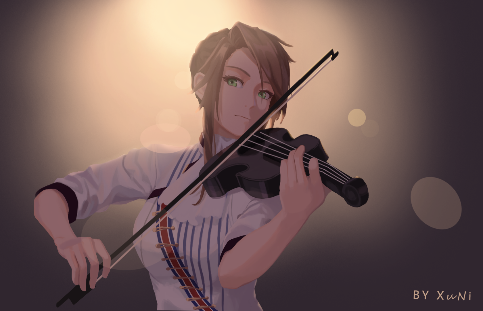 李妃-小提琴-同人女孩子