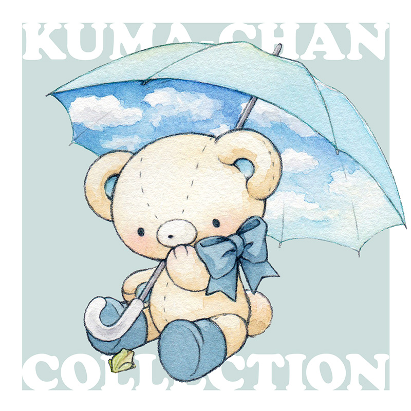 Rain bear插画图片壁纸