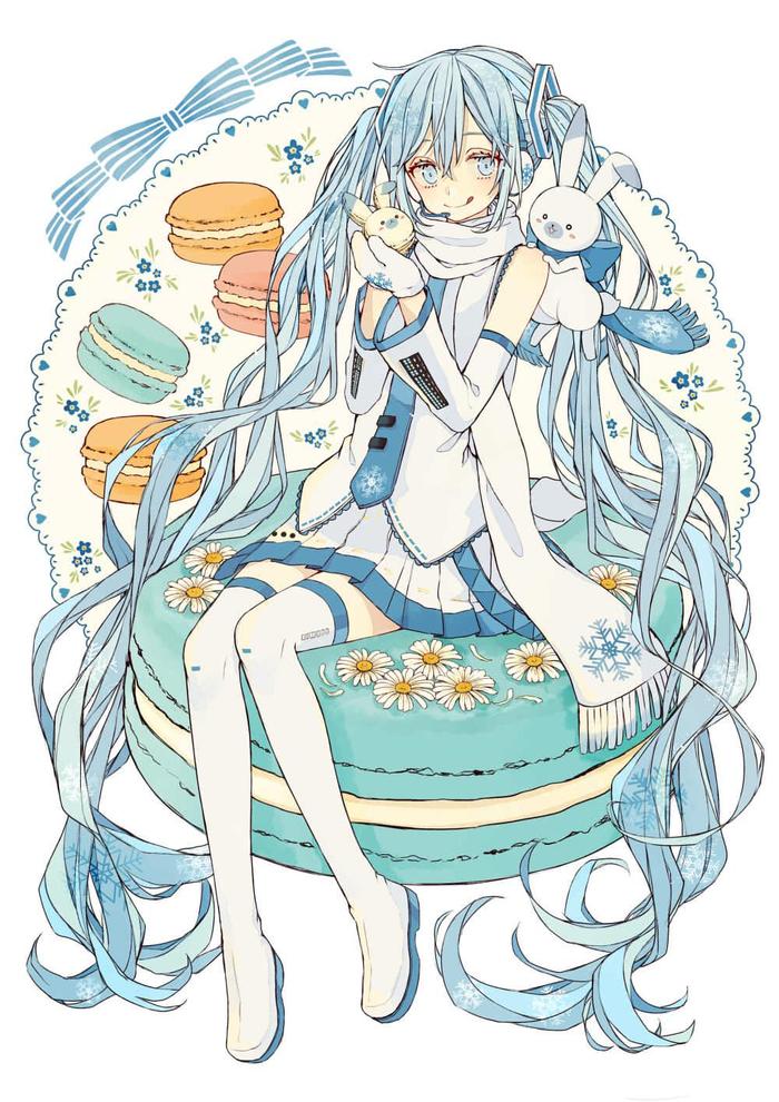 Hope Macaron 2018插画图片壁纸