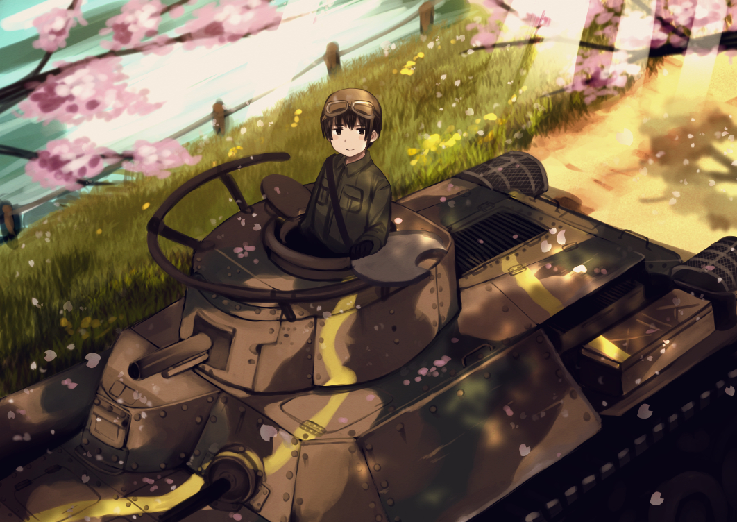 坦克插画图片壁纸