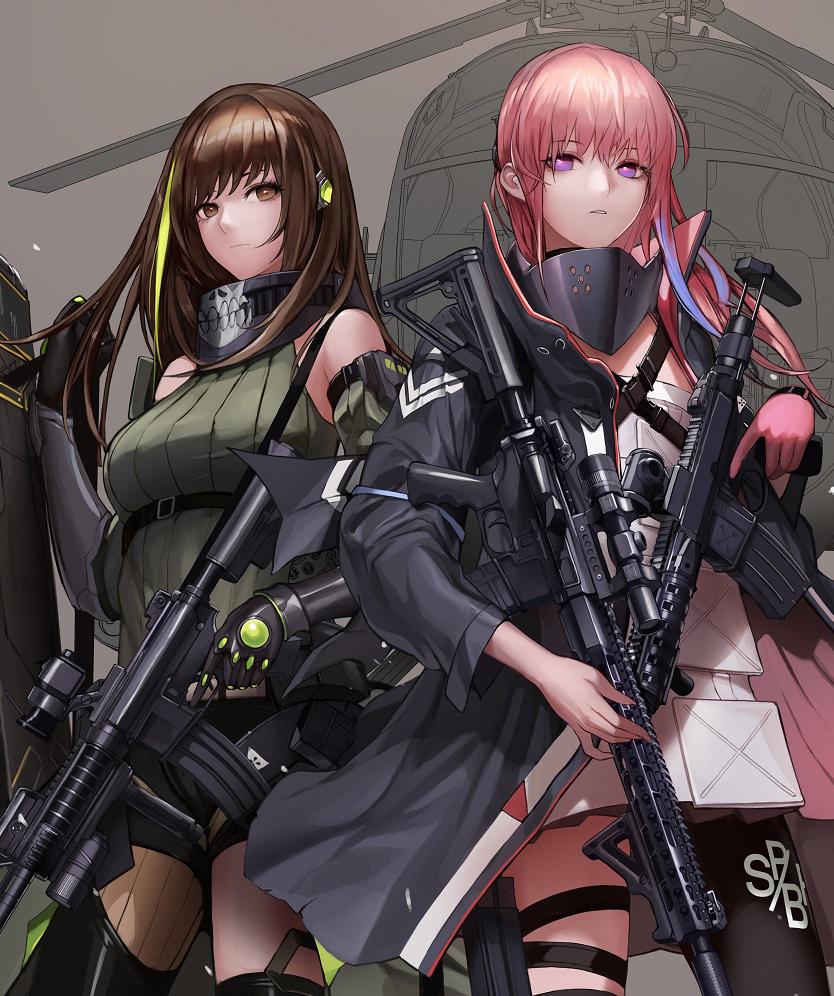 ar15 m4插画图片壁纸