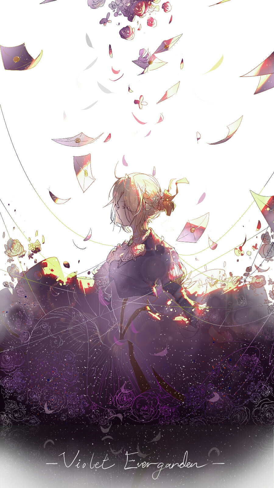 violet插画图片壁纸