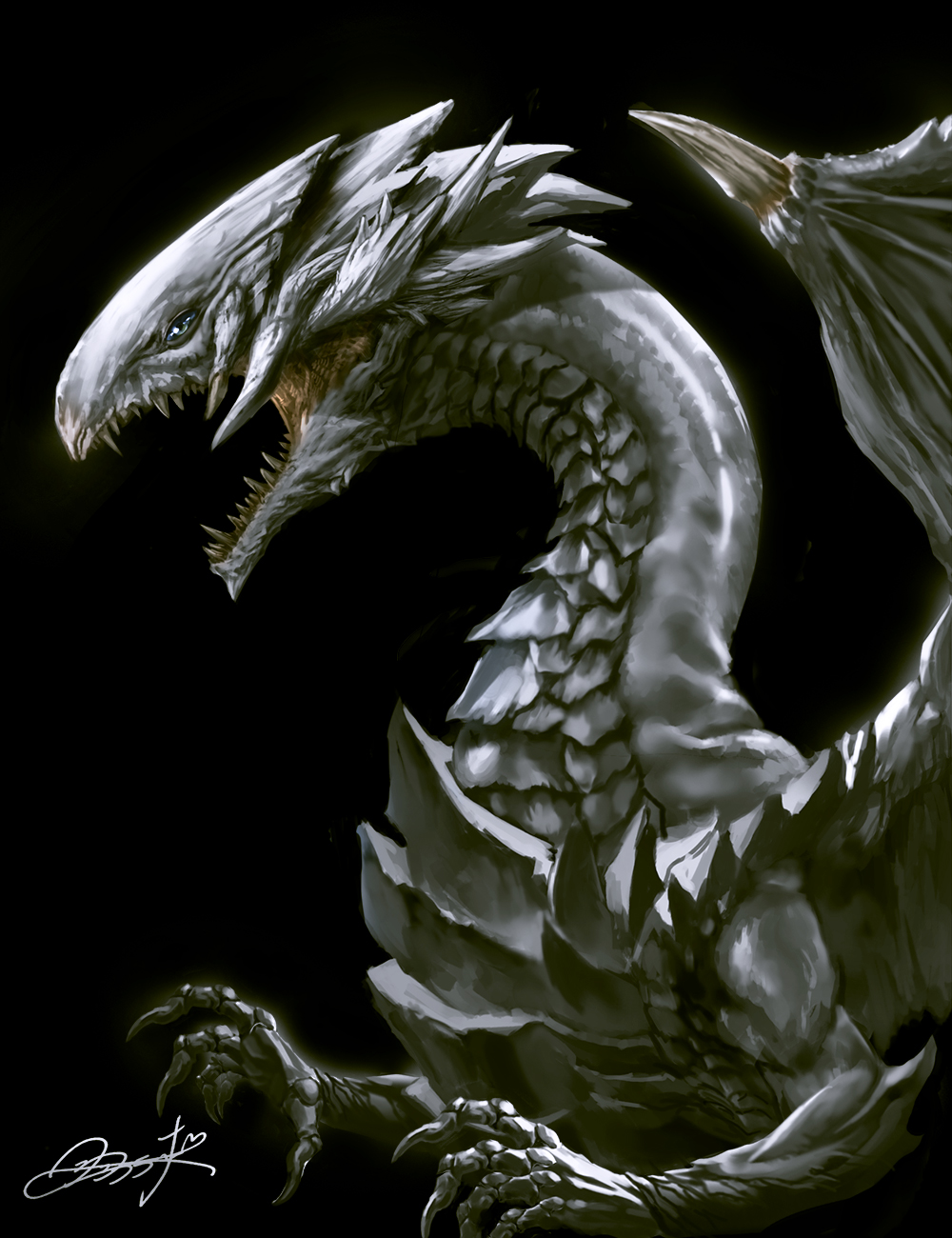 青眼白龙-龙的游戏王