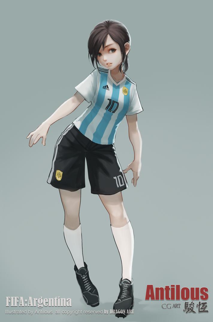 2.5hrs. speedpaint Argentina gir
