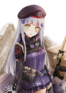 HK416插画图片壁纸