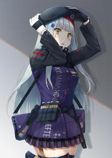 HK416插画图片壁纸