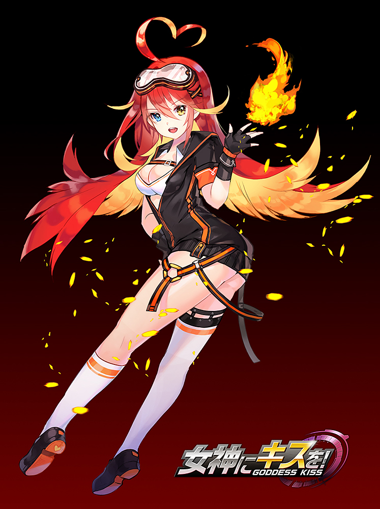 [工作画]亲吻女神！插画图片壁纸