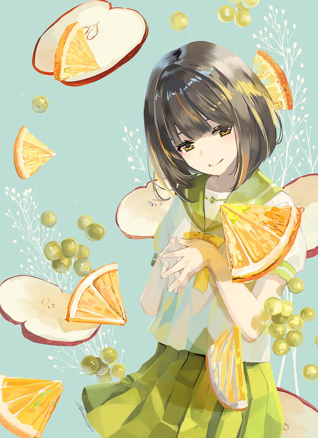 苹果和橙子创作原创