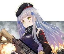 HK416-HK416銃を持った戦術人形