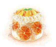 橘子蛋糕-原创创作