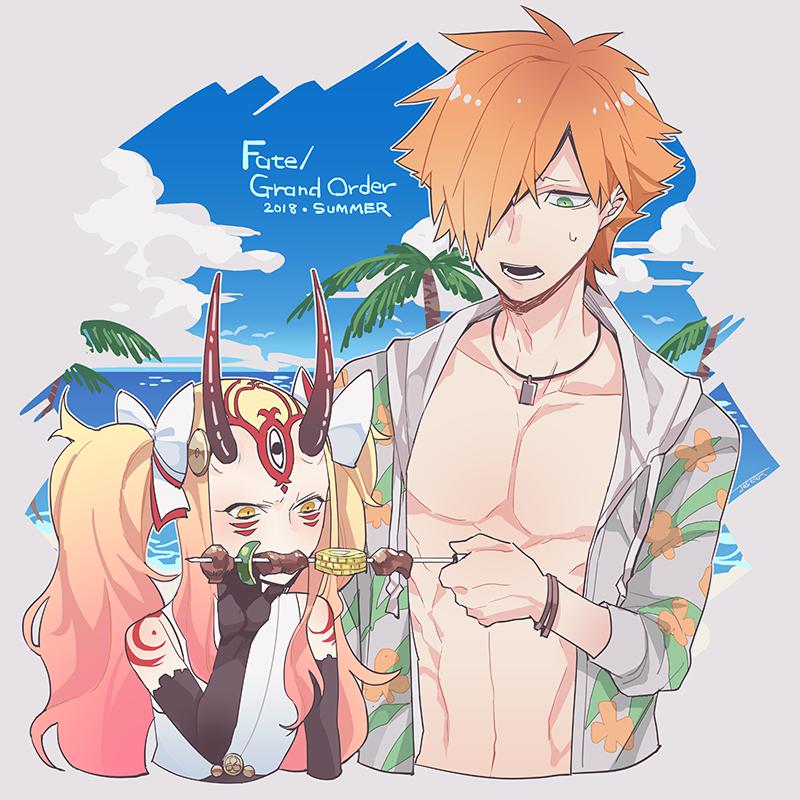 兄妹感插画图片壁纸