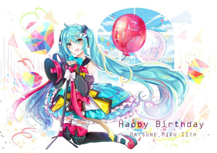 初音未来11周年插画图片壁纸