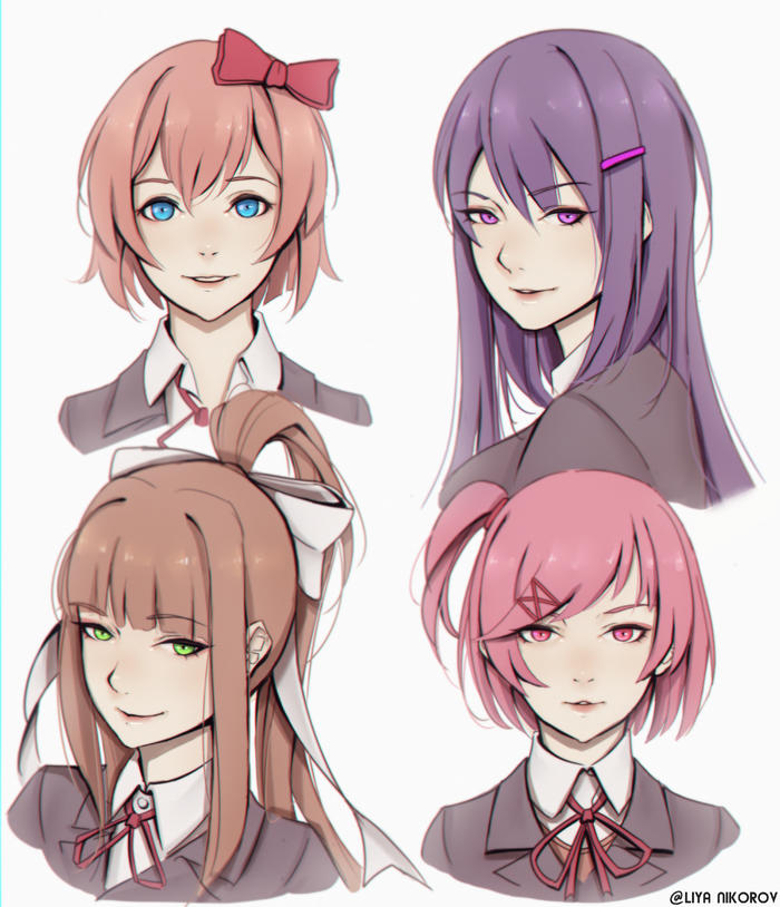 Doki Doki Literature Club插画图片壁纸